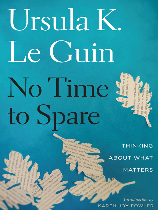 Cover of No Time to Spare: Thinking About What Matters